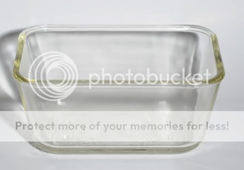 Vintage Glasbake 805 Glass Bread Loaf Dish With Covered Lid 20  