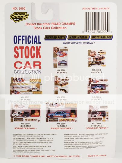 Road Champs Richard Petty 43 STP Official Stock Car MOC  