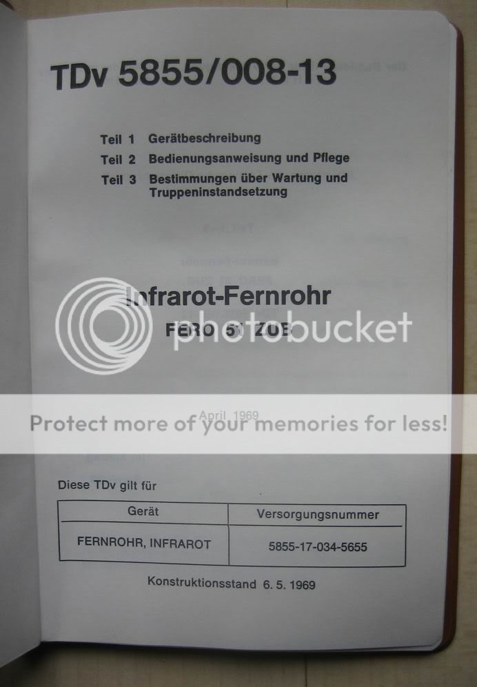 Original TDV für Fero51 Gebrauchsanweisung Fero 51