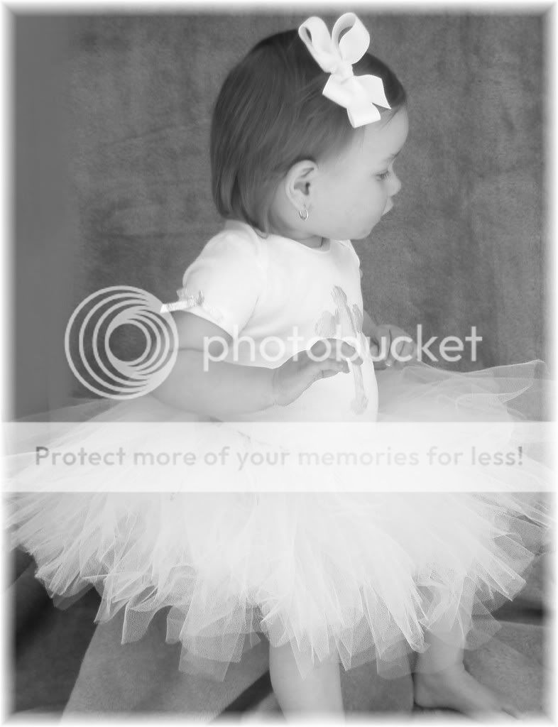 HandMade Christening Tutu Dress 1m   2y 1 2 Baptism  