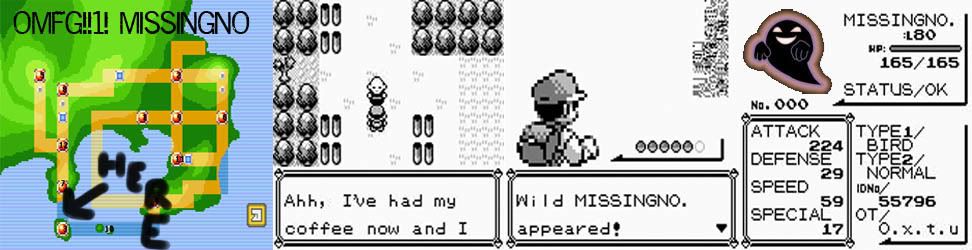 Who thinks Missingno should be a legendary pokemon?