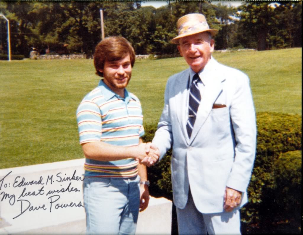 Edward M. Sinker And Dave Powers JFK Library (Waltham, MA) Photo by ...